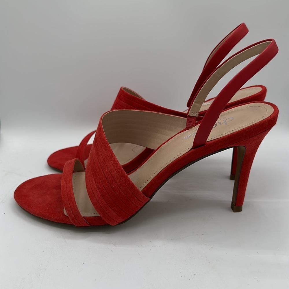 Charles By Charles David Helix Red-Orange Suede S… - image 4